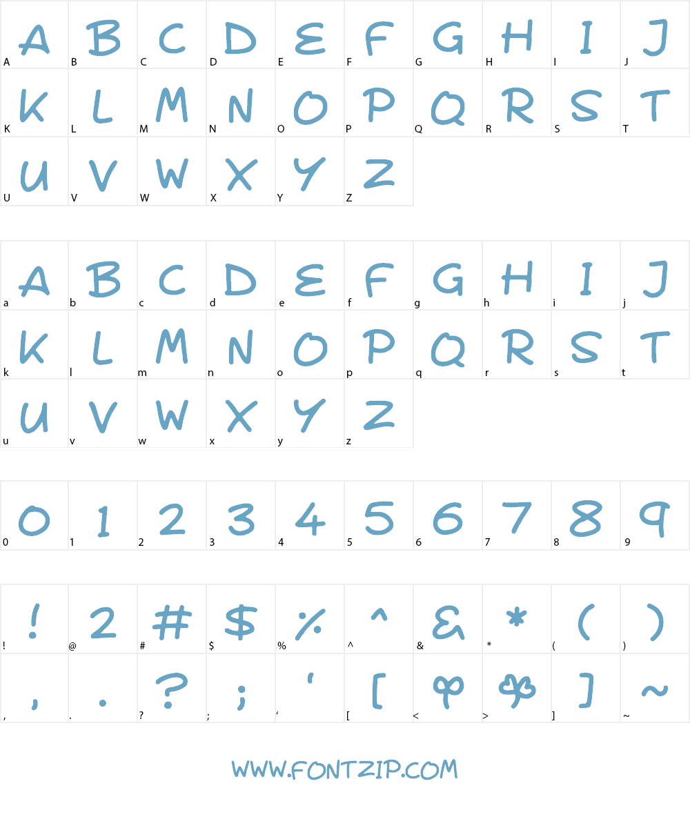 Veggie Seedlings Font Character